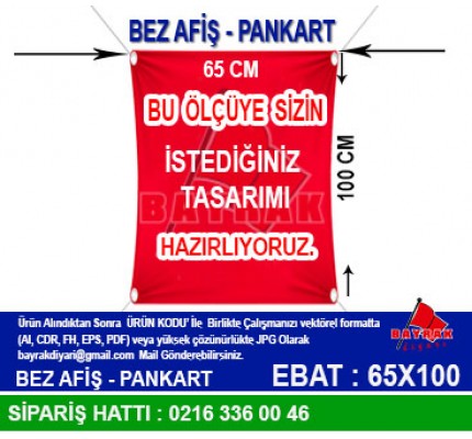 Afiş Pankart 50x100