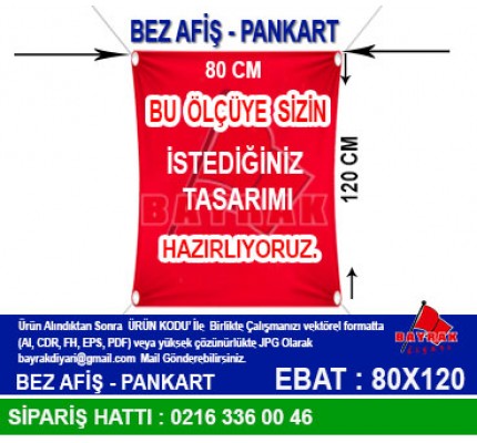 Afiş Pankart 80x120