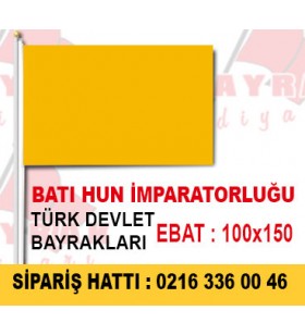 Batı Hun İmparatorluğu Bayrağı 100x150