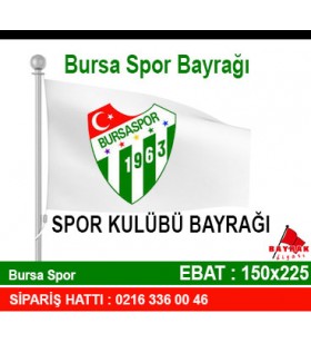 Bursa Spor Bayrağı 150x225