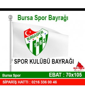 Bursa Spor Bayrağı 70x105