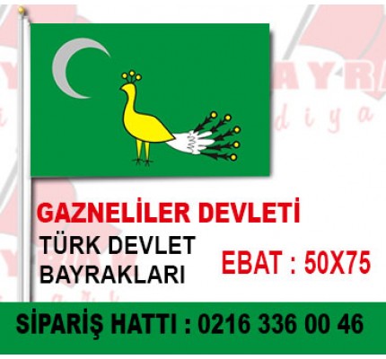 Gazneniler Bayrağı 50x75