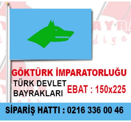 Göktürk Bayrağı 150x225