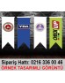 Özel Baskılı Kırlangıç Bayrağı 100x300
