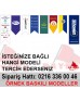 Özel Baskılı Kırlangıç Bayrağı 50x150