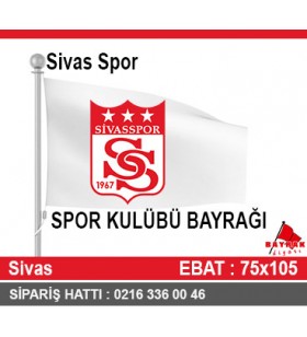 Sivas Spor Bayrağı 70x105