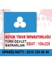 Timur İmparatorluğu Bayrağı 150x225