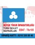 Timur İmparatorluğu Bayrağı 70x105