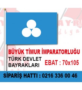 Timur İmparatorluğu Bayrağı 70x105
