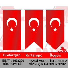 Türk Kırlangıç Bayrağı 100x200