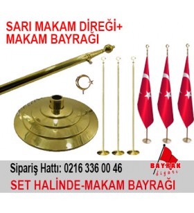 Türk Makam Bayrağı ( Sarı Takım)