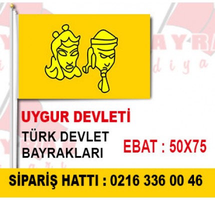 Uygur Devlet Bayrağı 50x75